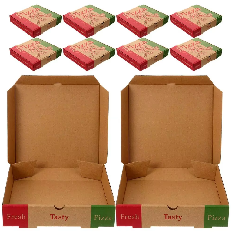 Kraft paper pizza box – Bild 4