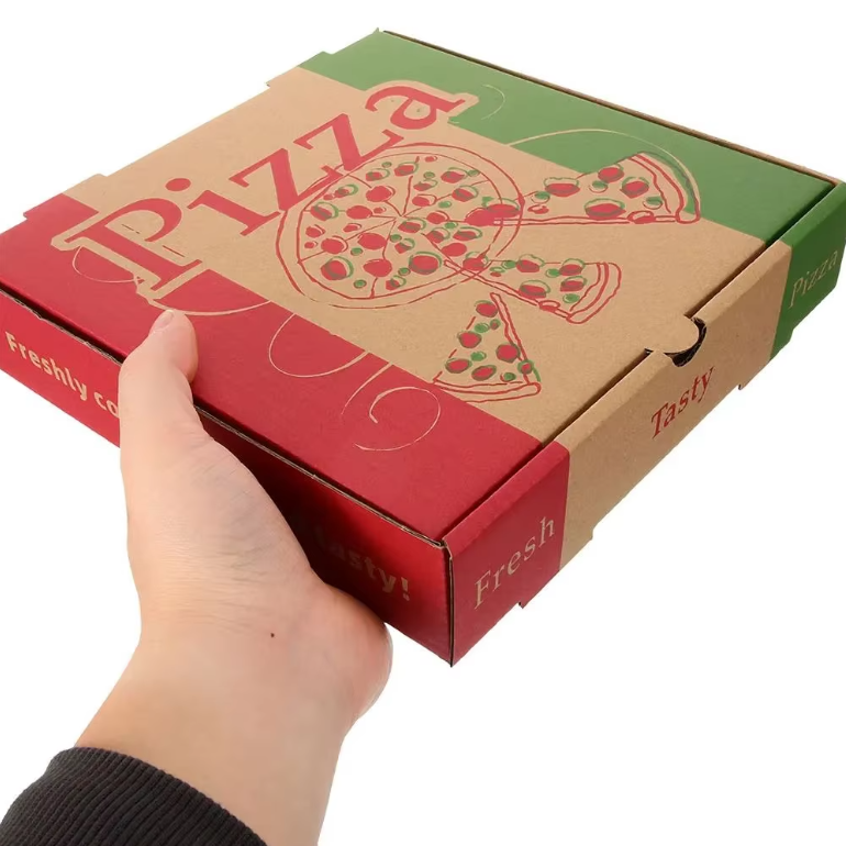 Kraft paper pizza box – Bild 2